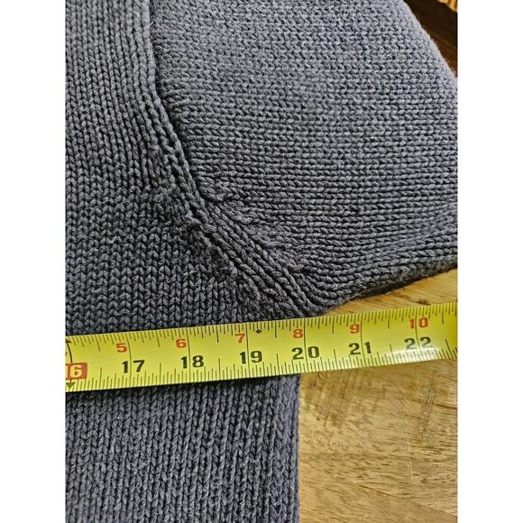 Vintage Eagle's Eye Varsity Cardigan Sweater Women's Size L Nautical Preppy - Picture 3 of 9